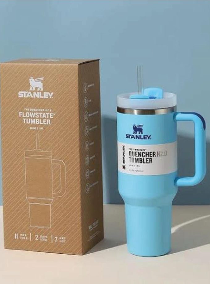 Cool Blue Stanley Quencher Flowstate Tumbler