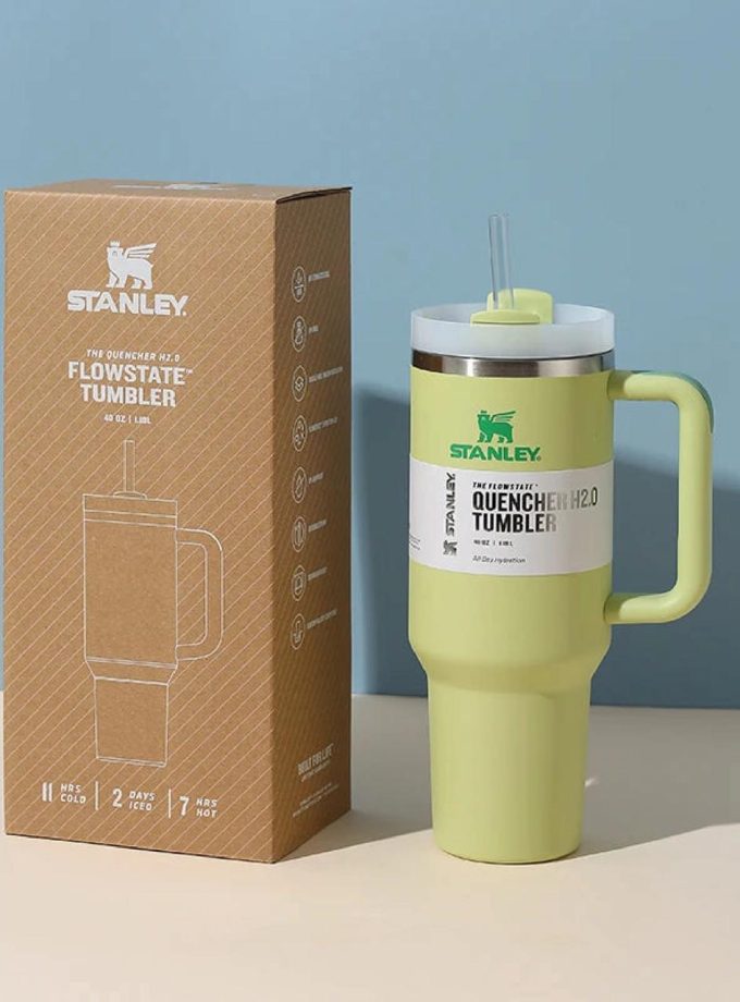Fresh Green Stanley Quencher Flowstate Tumbler